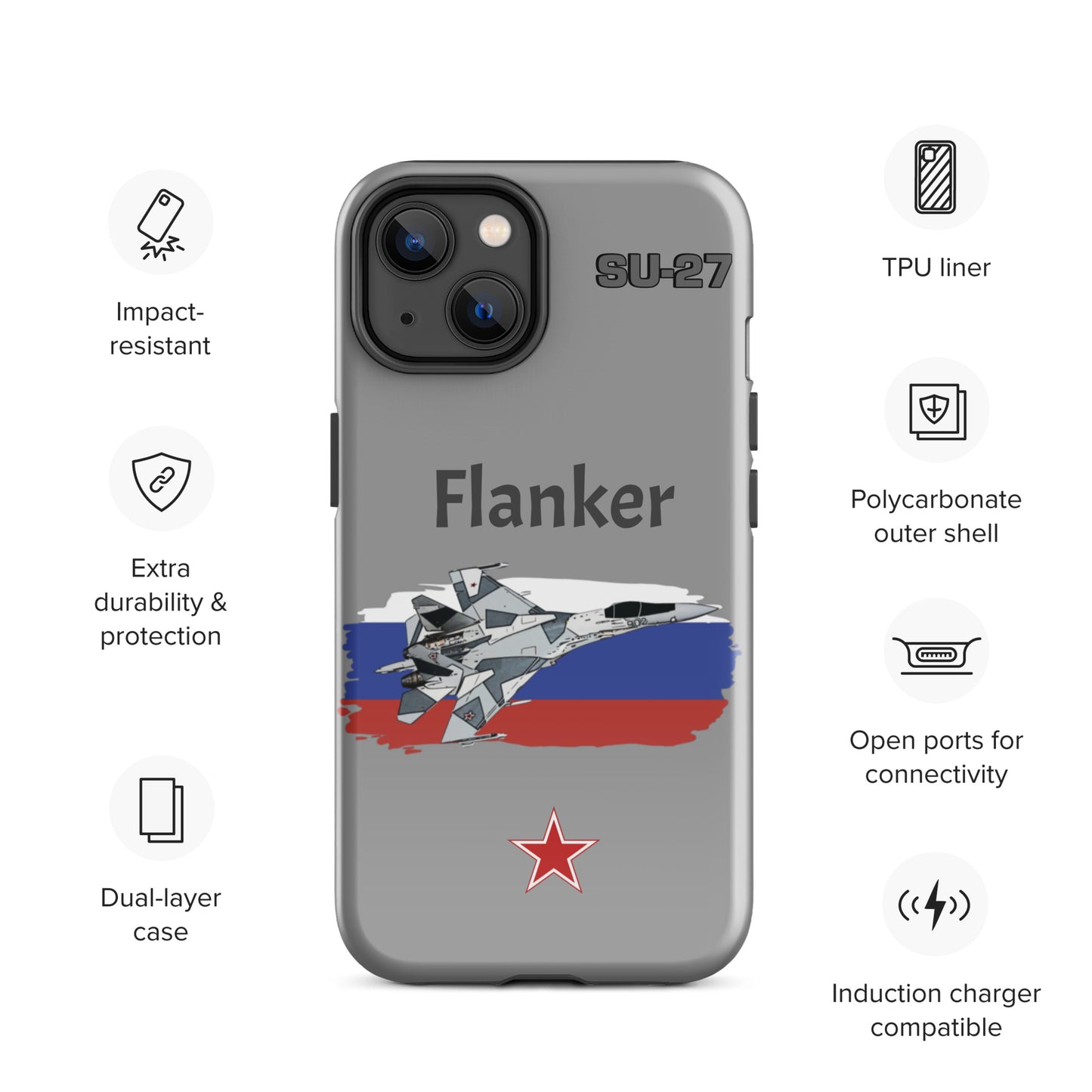 Flanker Patriot iPhone Case (Without Quotes)