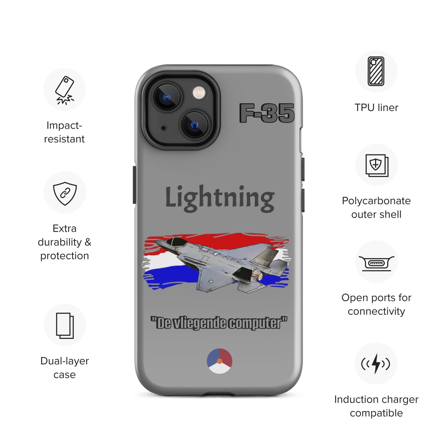 Dutch Lightning Patriot iPhone Case