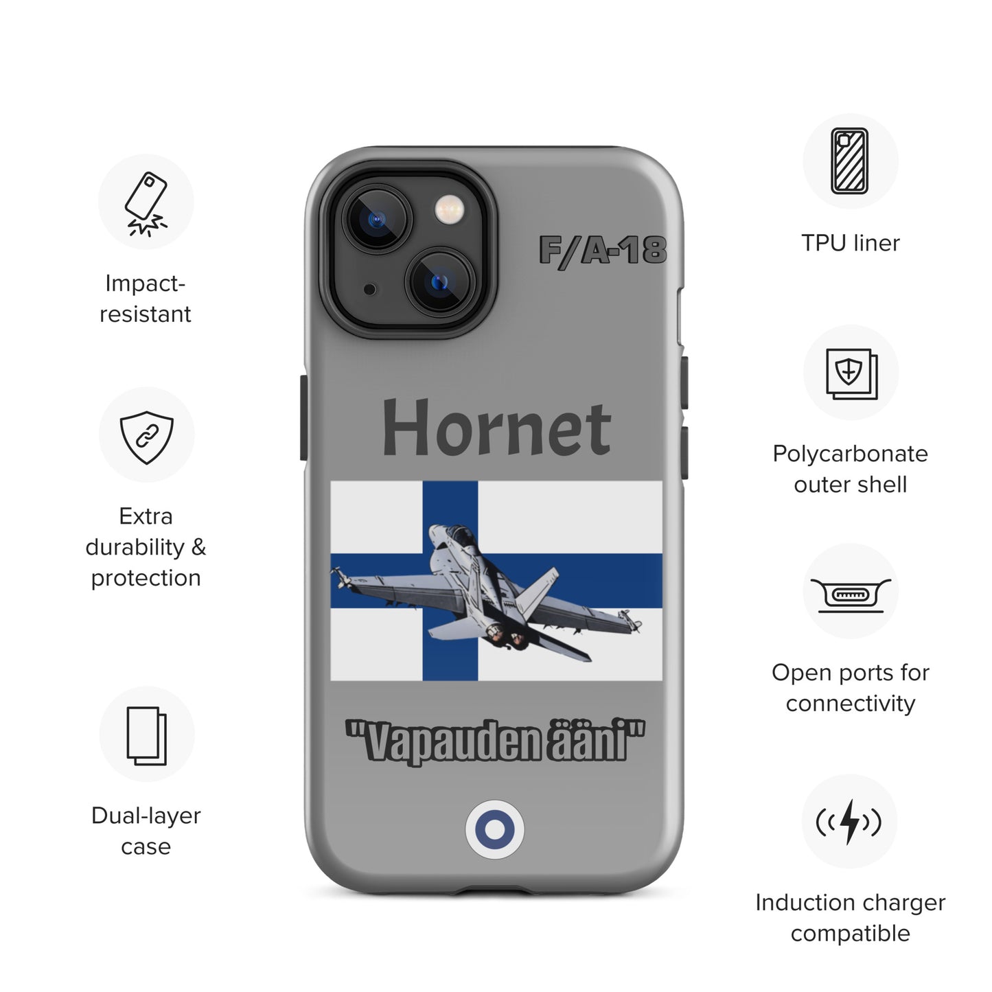 Finnish Hornet Patriot iPhone Case