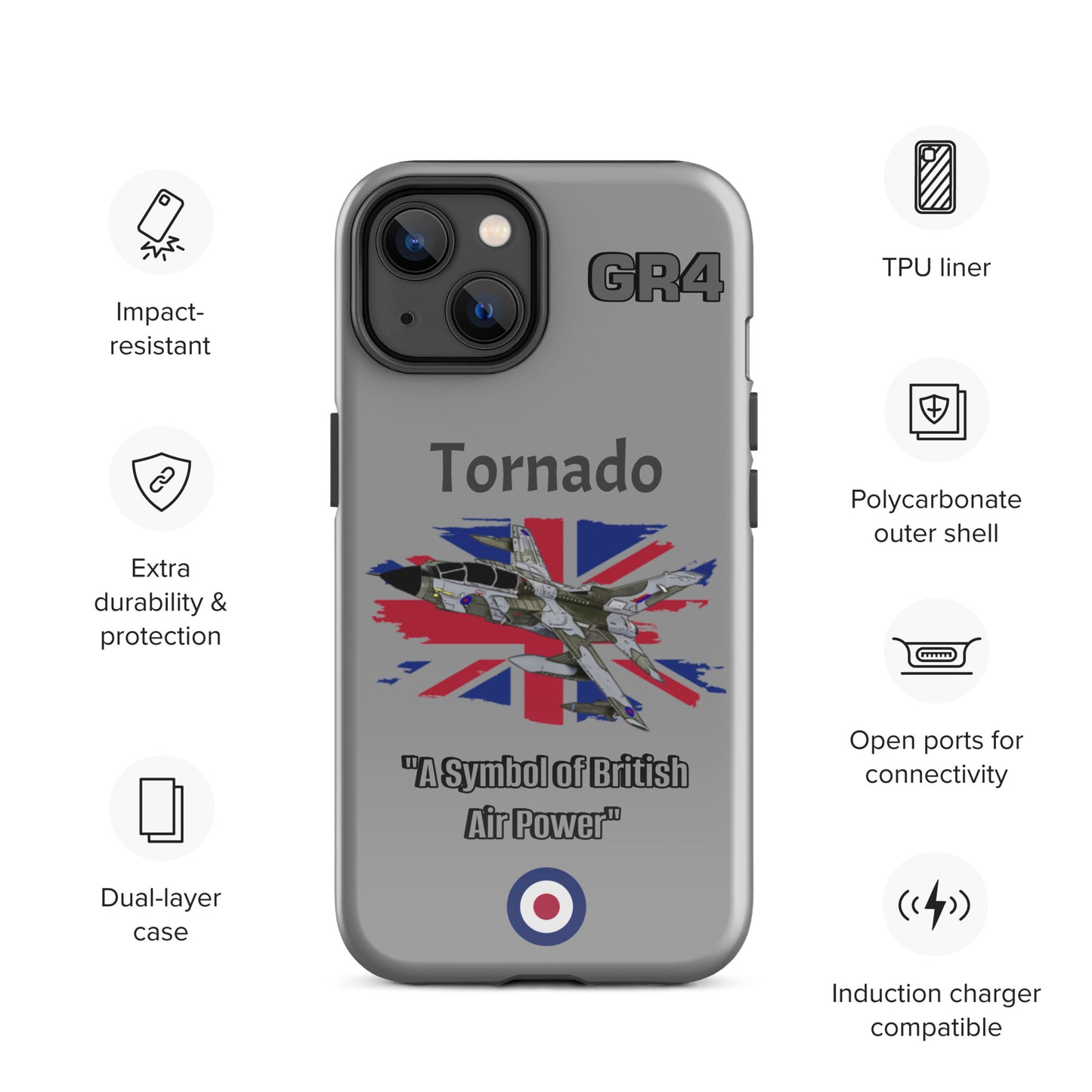 British Camo Tornado Patriot iPhone Case