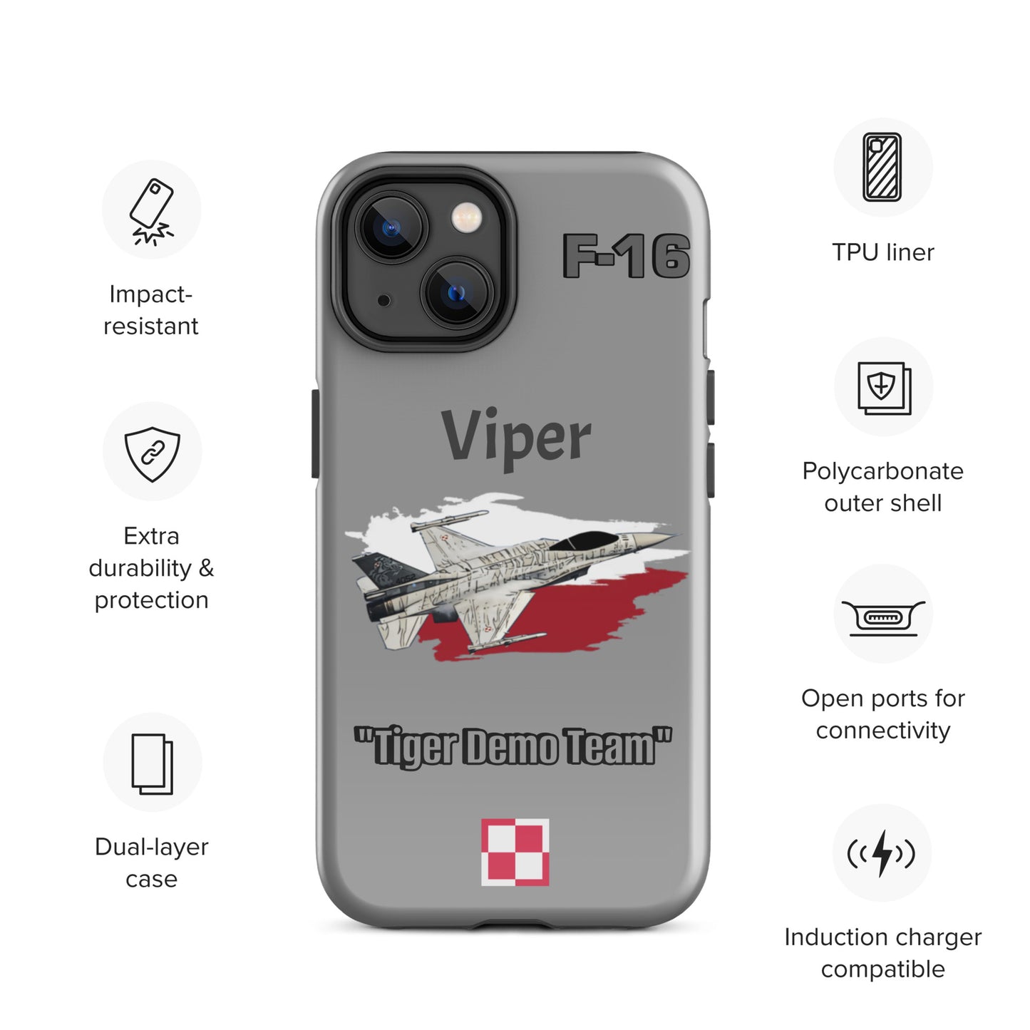 Poland Tiger Demo Team iPhone Case