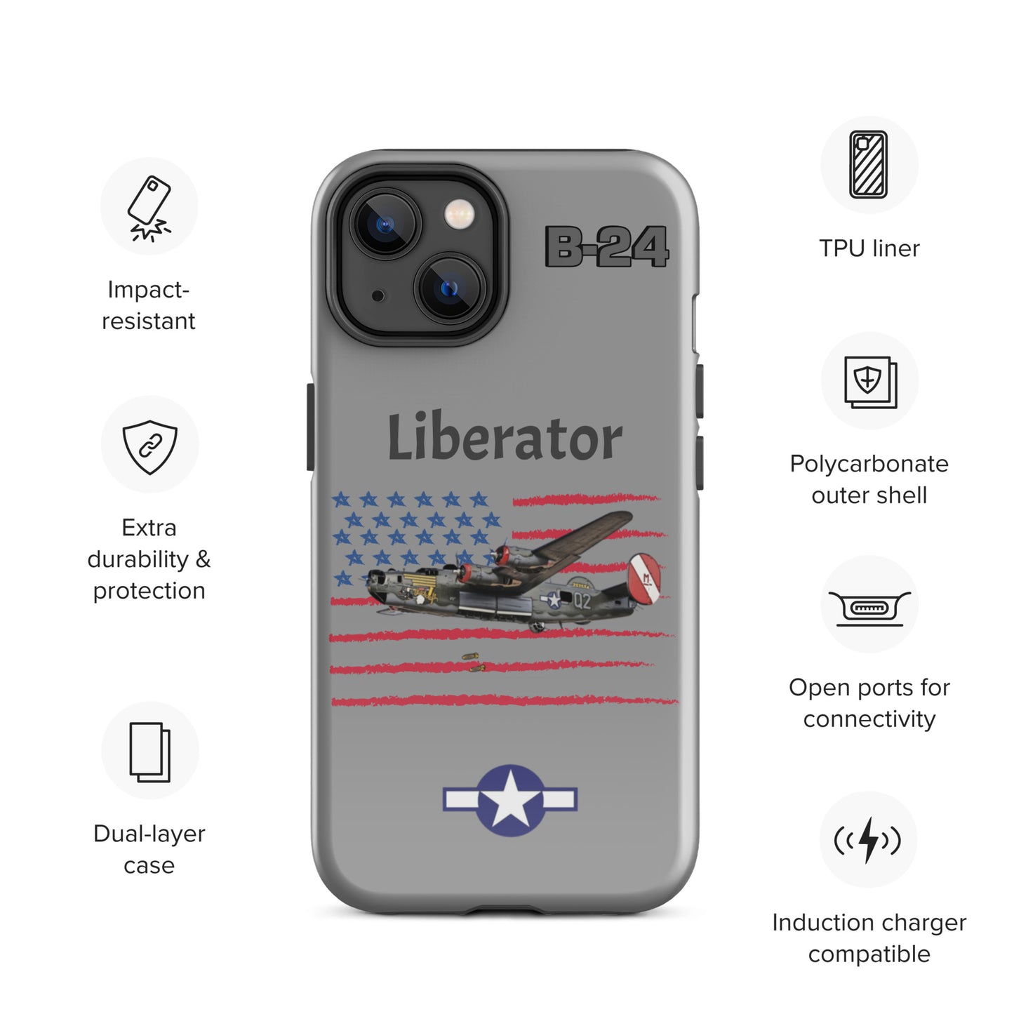 WWII Liberator Patriot iPhone Case