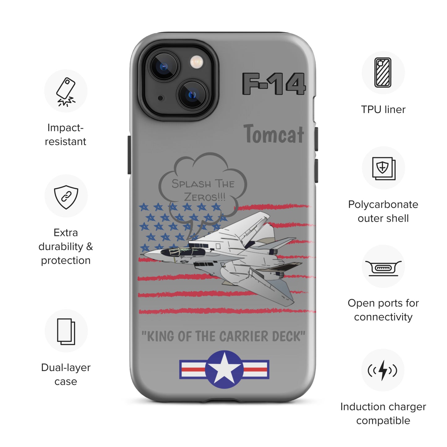 Patriot Tomcat iPhone Case