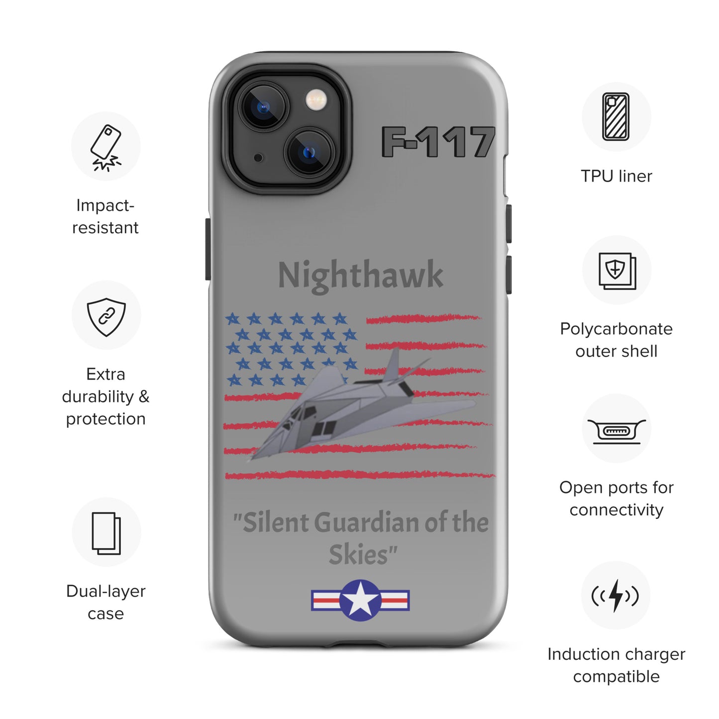 Nighthawk Patriot iPhone Case
