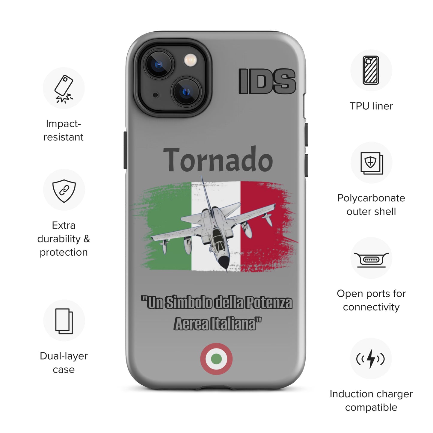 Italian Tornado Patriot iPhone Case