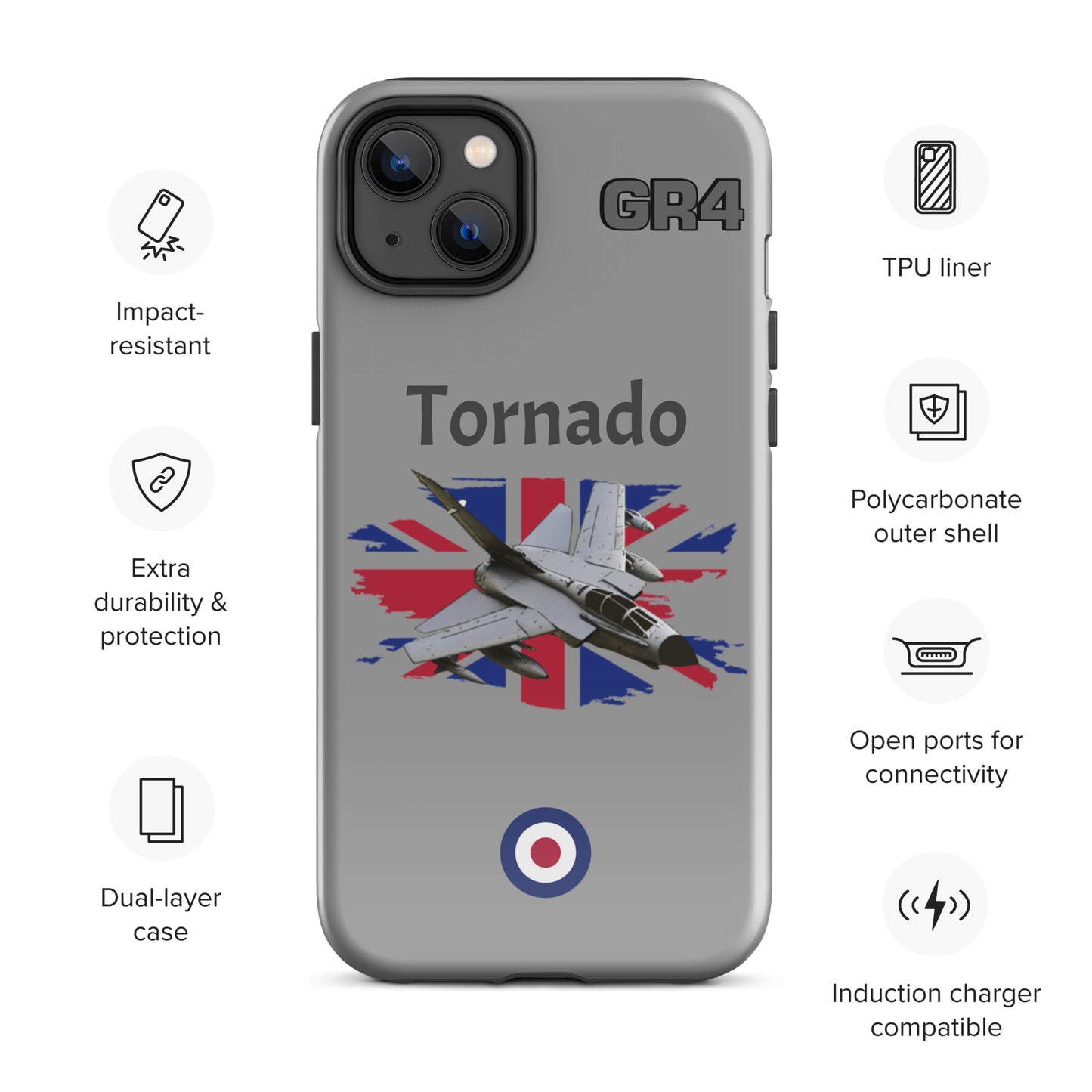 British Tornado Patriot iPhone Case (Without Quotes)