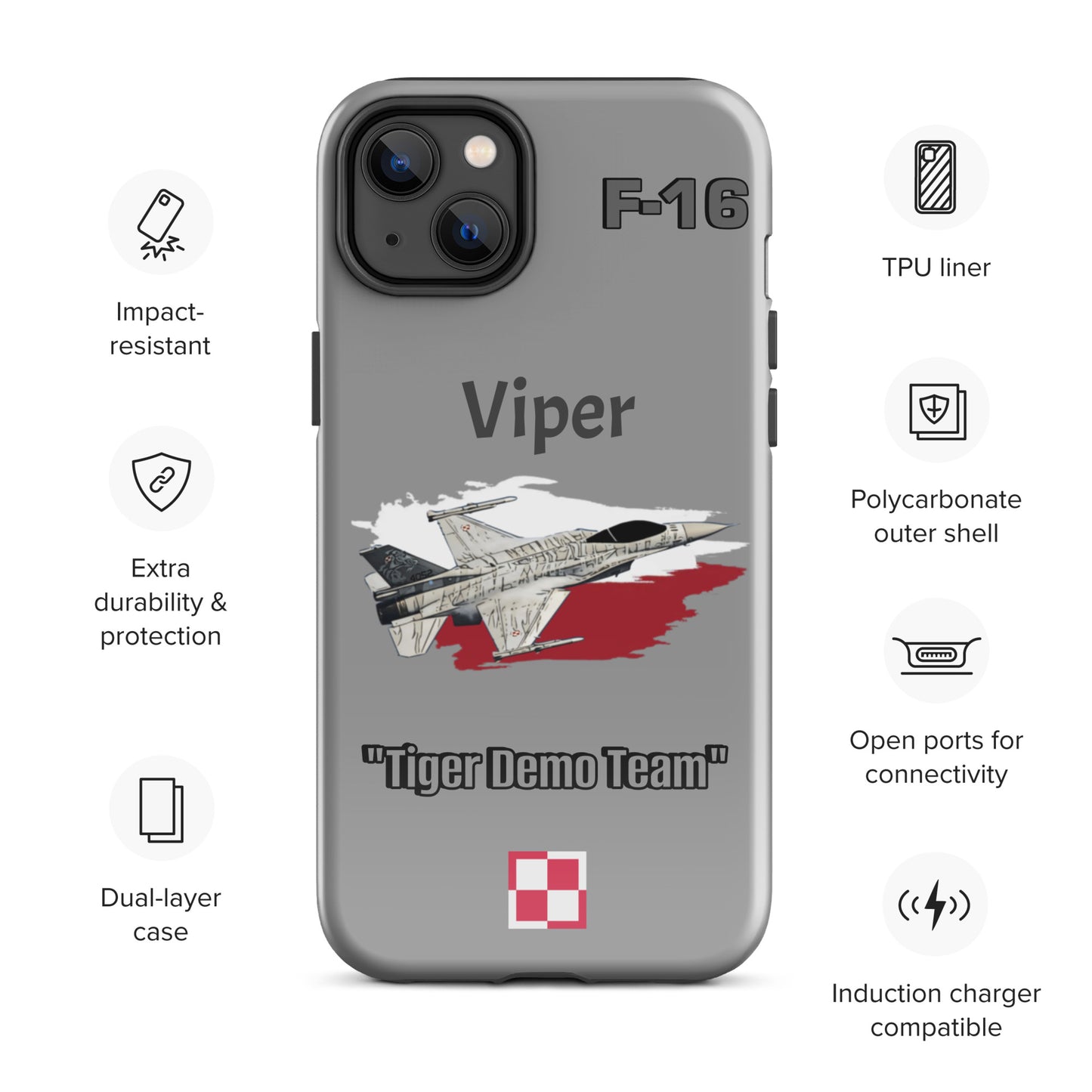 Poland Tiger Demo Team iPhone Case