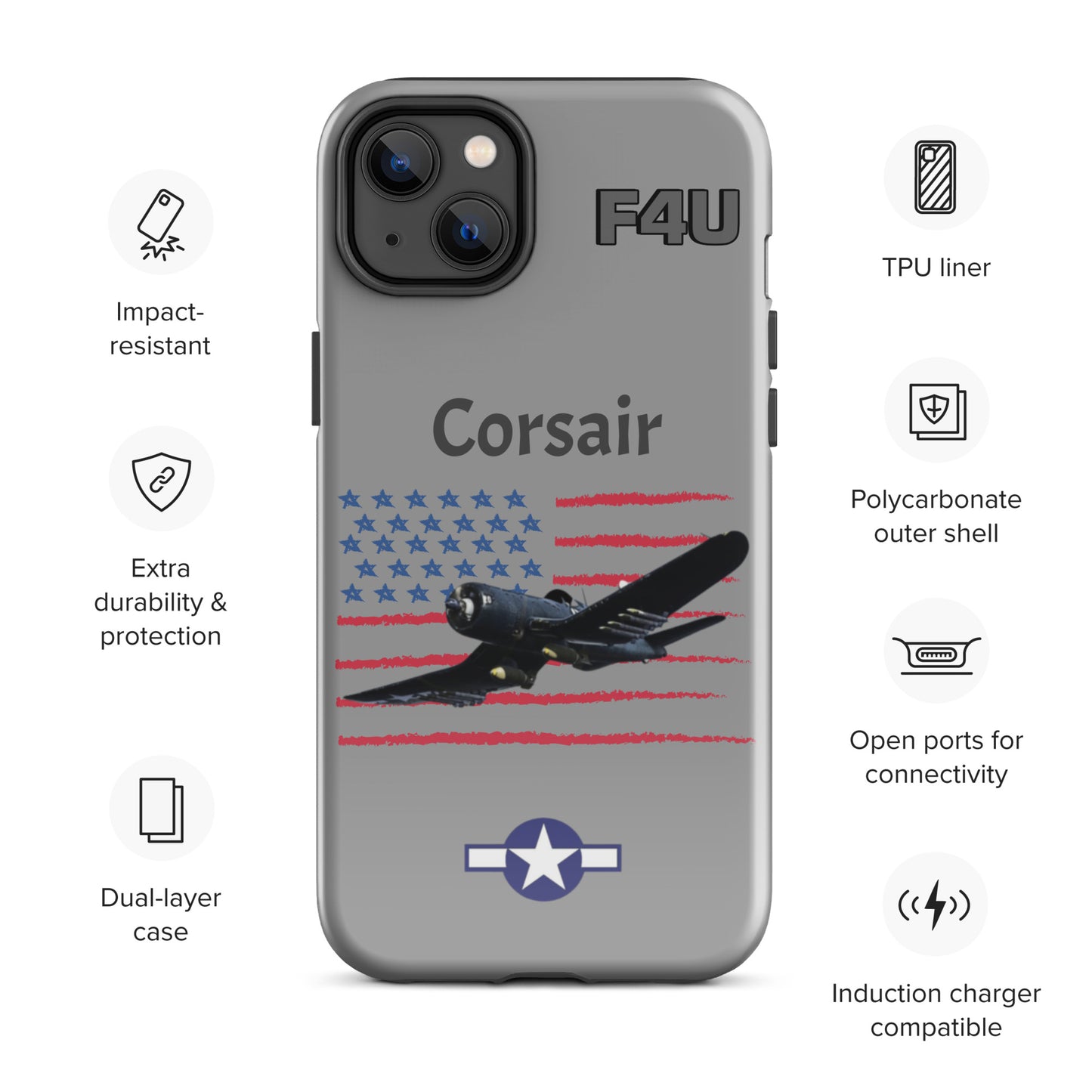 WWII Corsair Patriot iPhone Case
