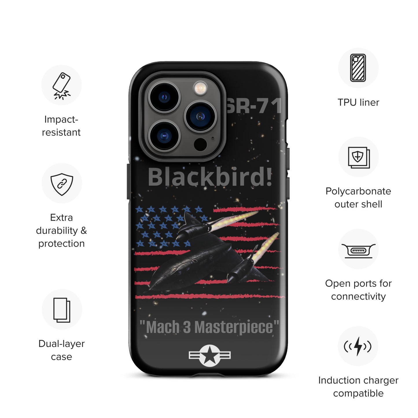 Blackbird Patriot iPhone Case
