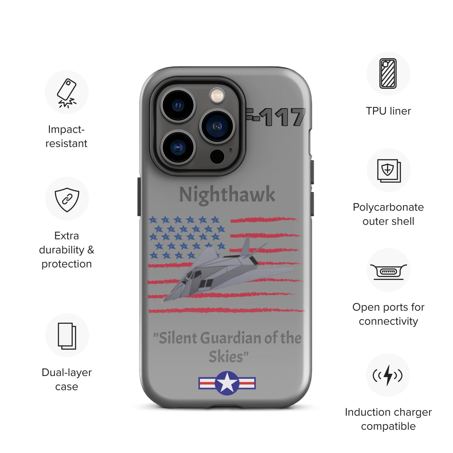 Nighthawk Patriot iPhone Case