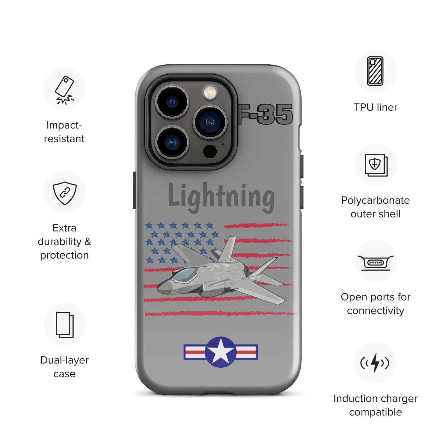 LightningStrike iPhone Case (Without Quotes)