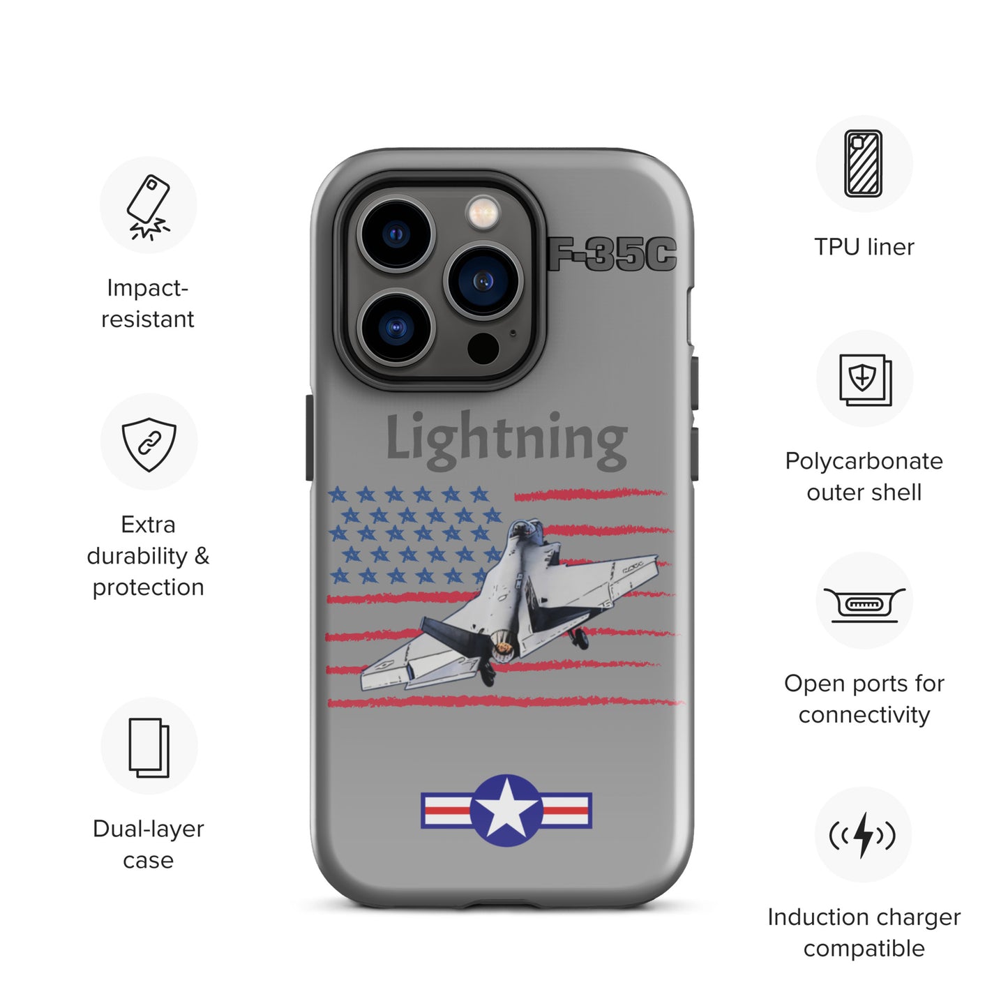 Wings Of Excellence iPhone Case (Without Quotes)