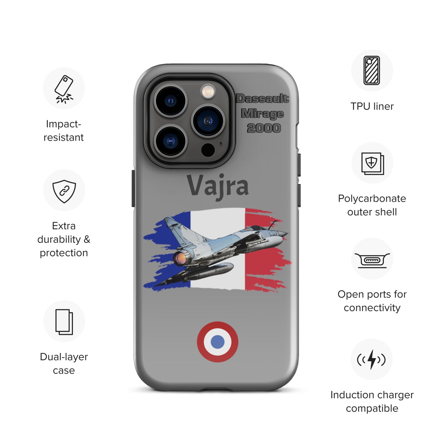 Mirage Patriot iPhone Case (Without Quotes)