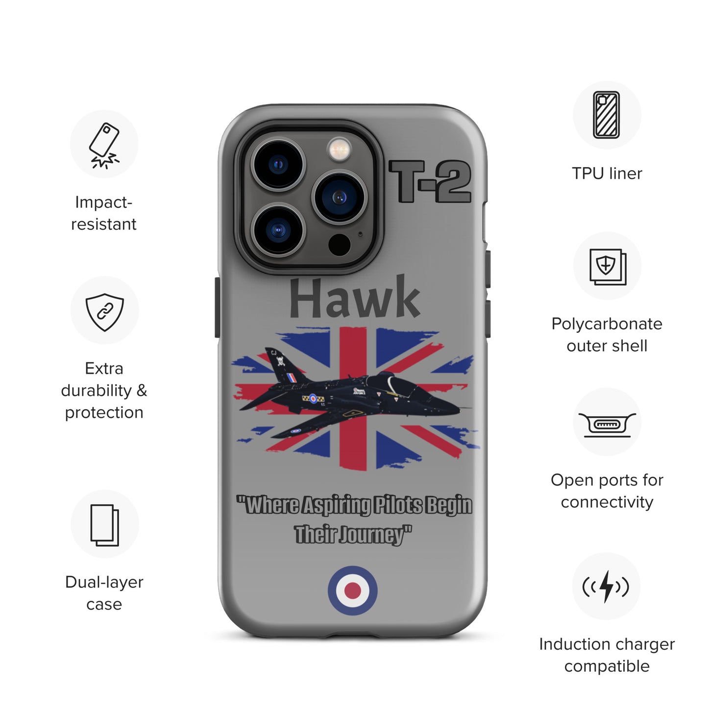 Hawk Patriot iPhone Case