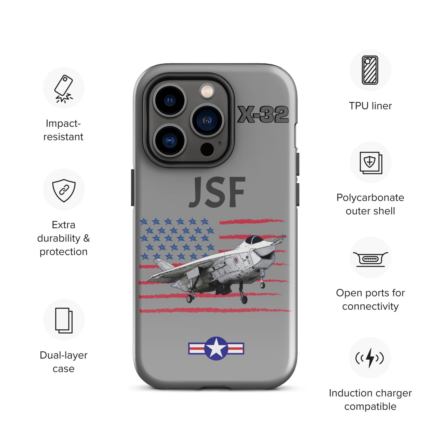 JSF Patriot iPhone Case (Without Quotes)