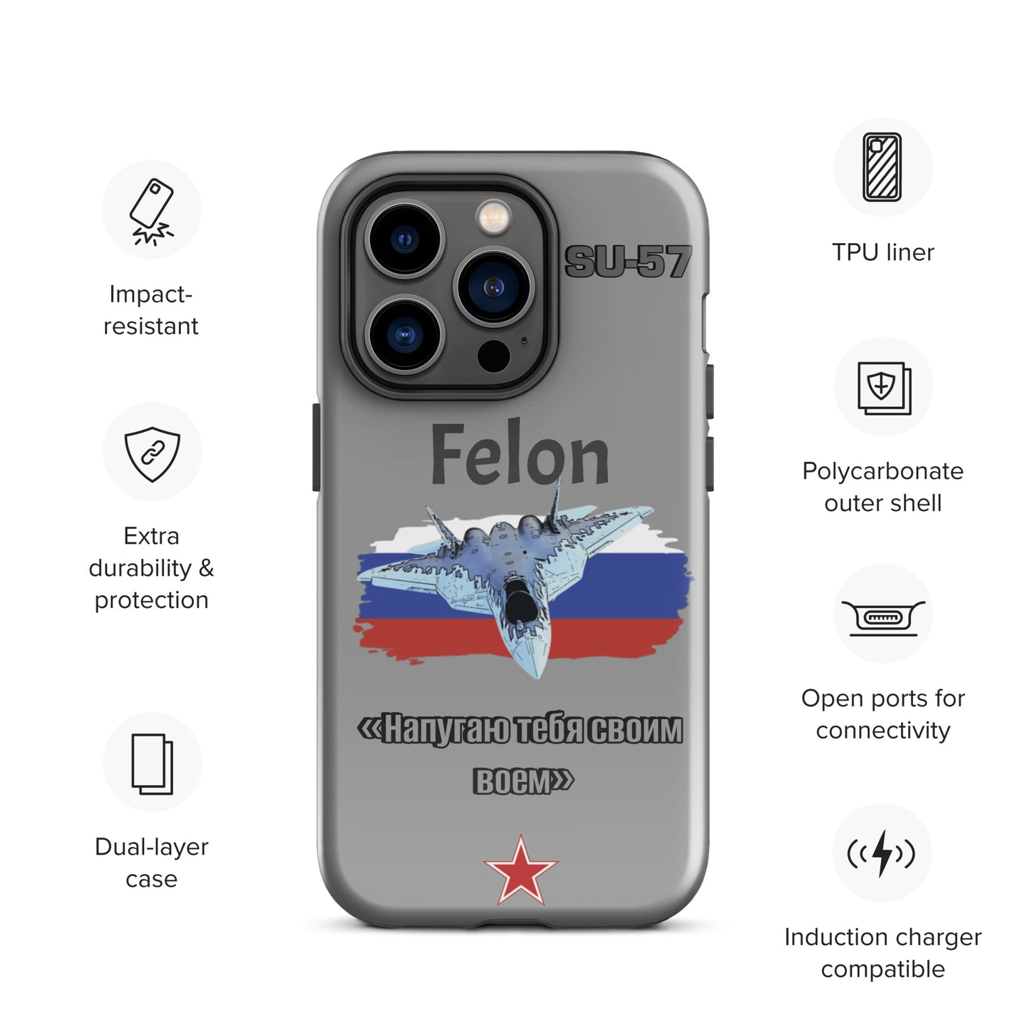 Felon Patriot iPhone Case