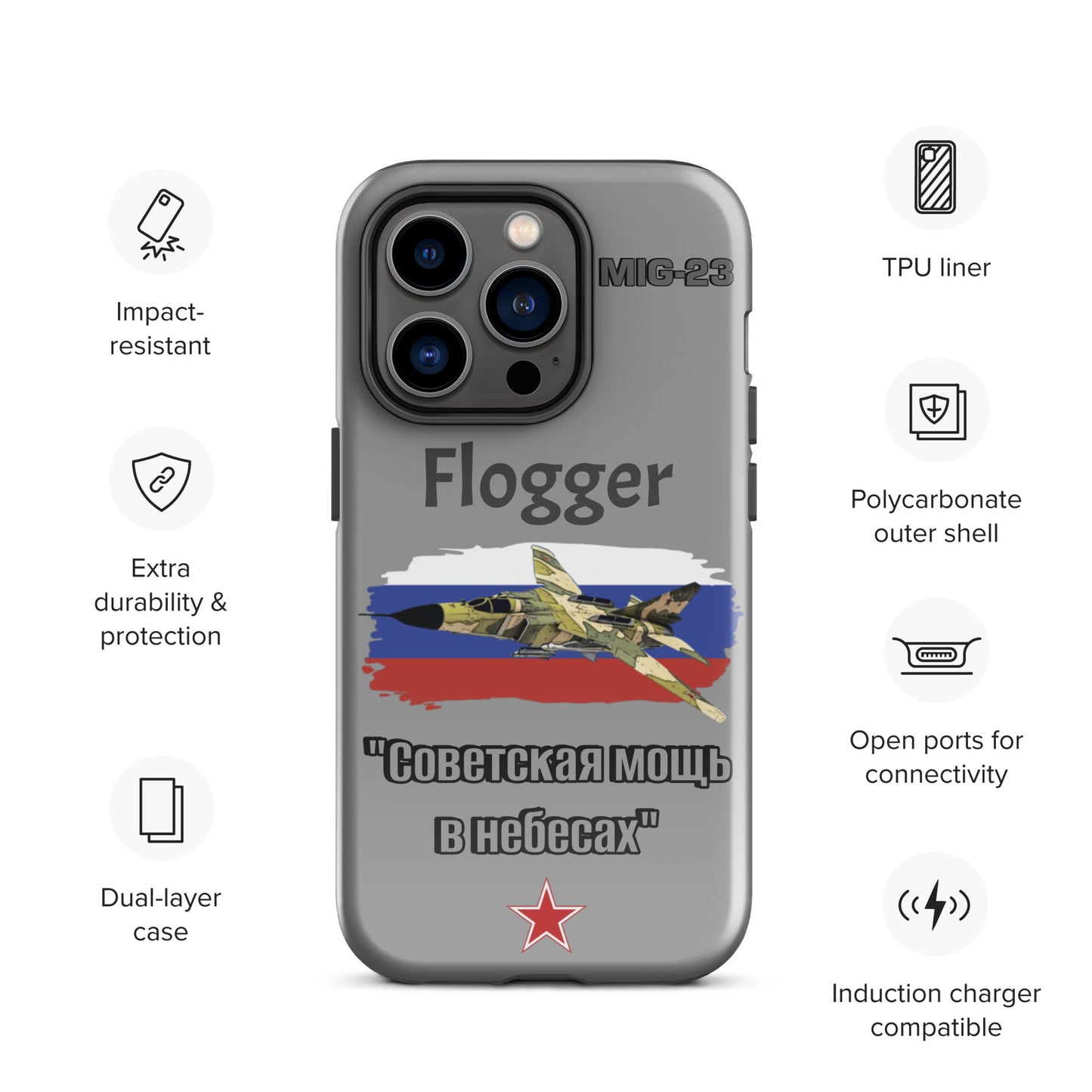 Flogger Patriot iPhone Case