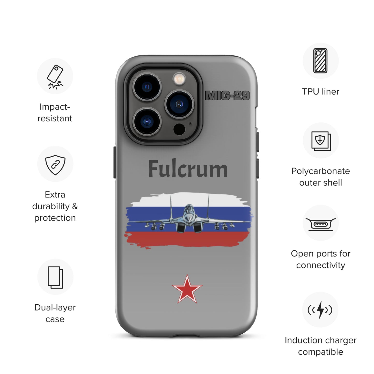 Fulcrum Patriot iPhone Case (Without Quotes)