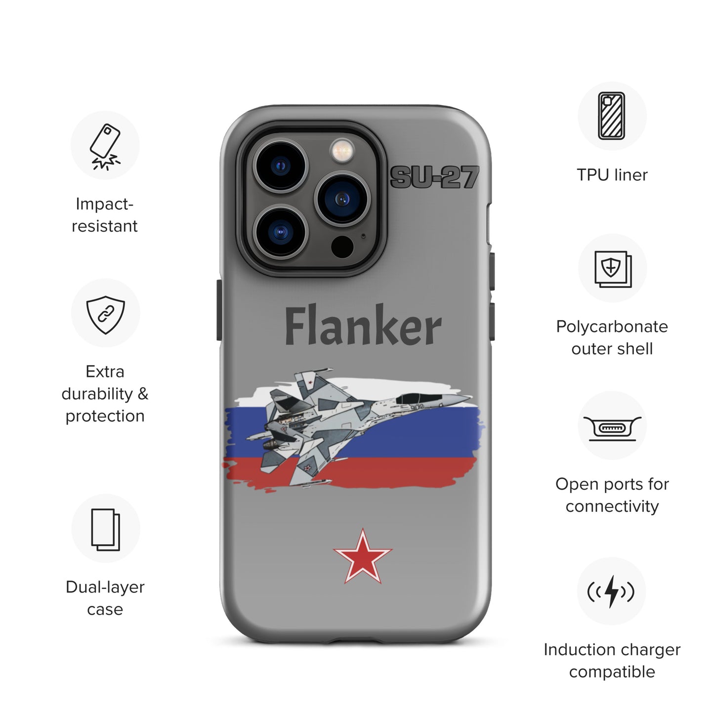 Flanker Patriot iPhone Case (Without Quotes)