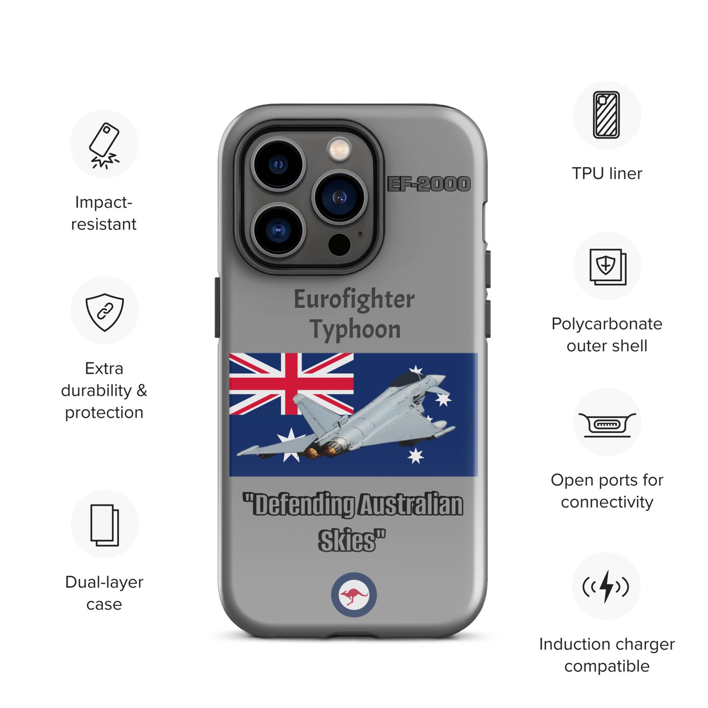 Australian Typhoon Patriot iPhone Case