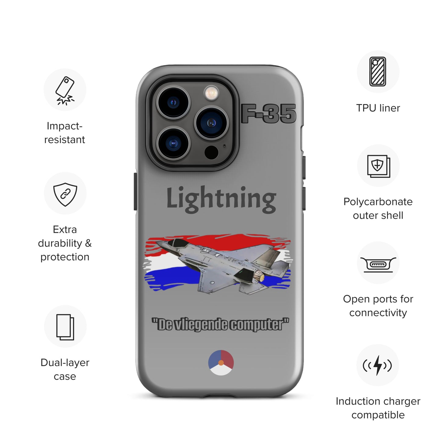 Dutch Lightning Patriot iPhone Case