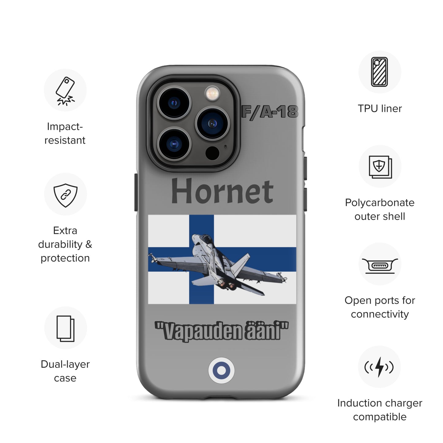 Finnish Hornet Patriot iPhone Case