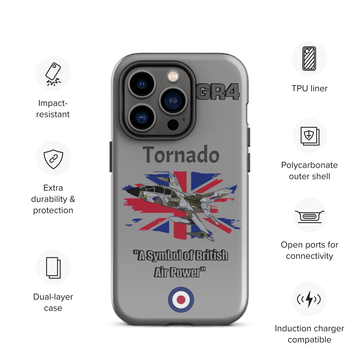 British Camo Tornado Patriot iPhone Case