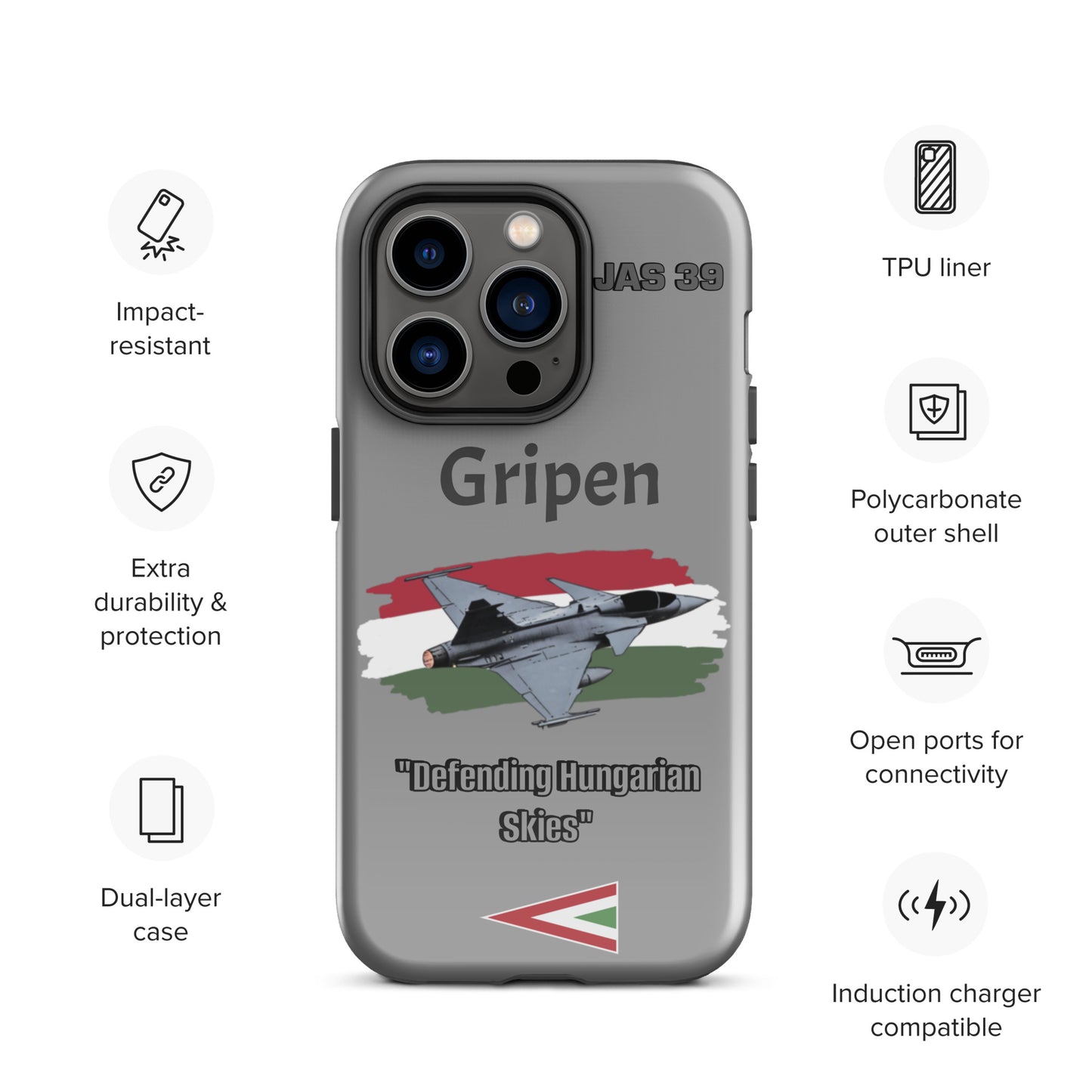 Hungarian Gripen Patriot iPhone Case
