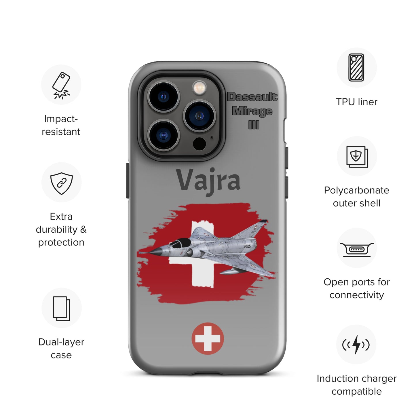 Swiss Mirage Patriot iPhone Case