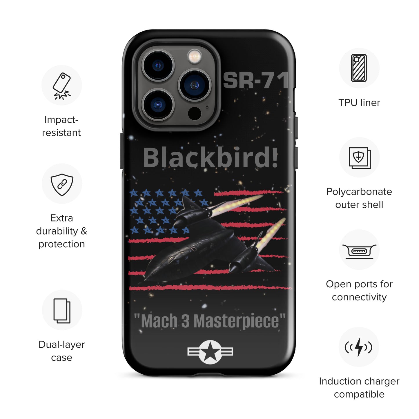 Blackbird Patriot iPhone Case