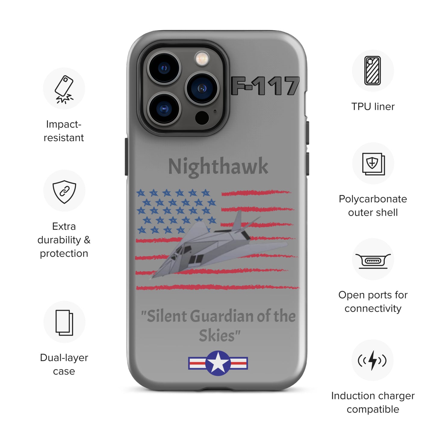 Nighthawk Patriot iPhone Case