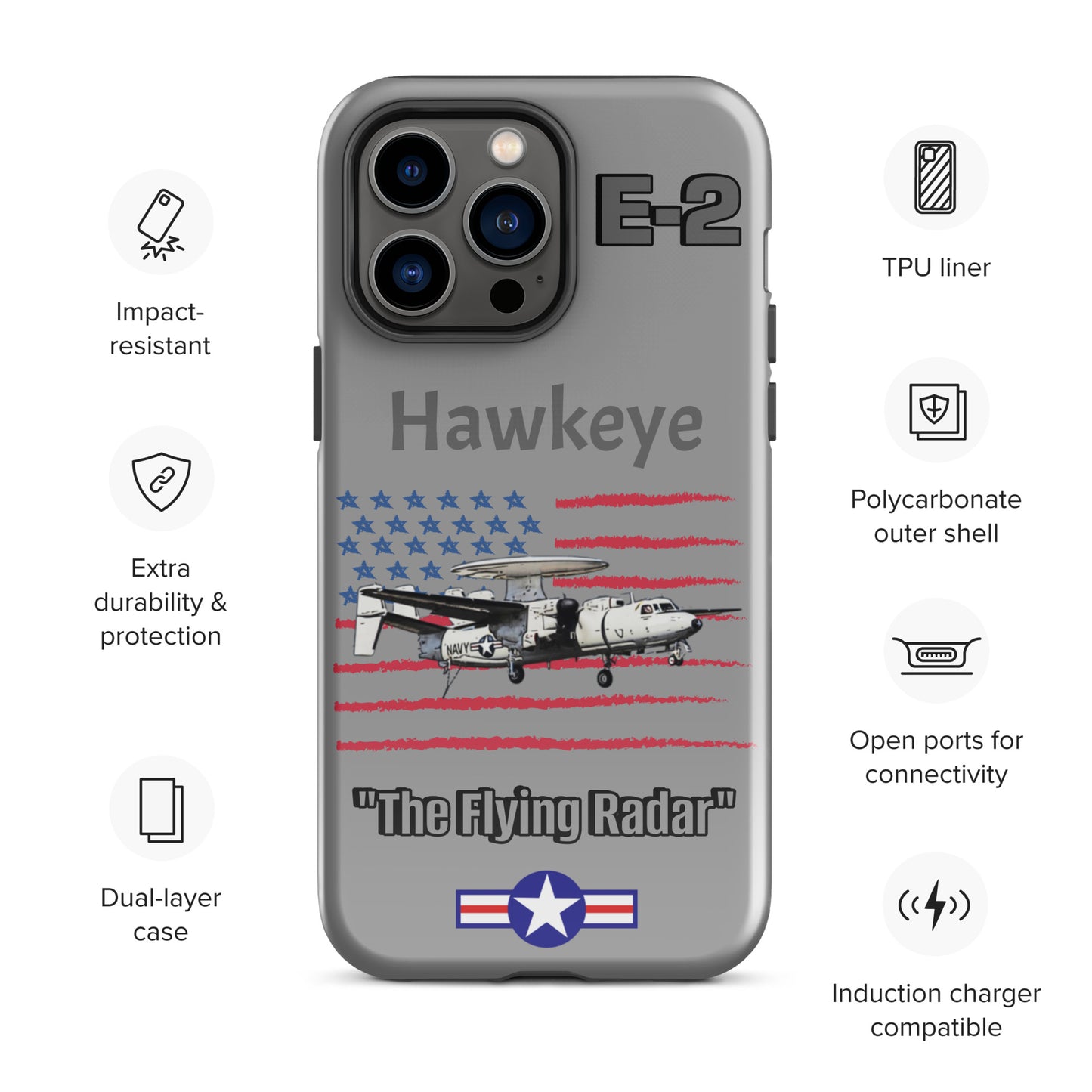 Hawkeye Patriot iPhone Case