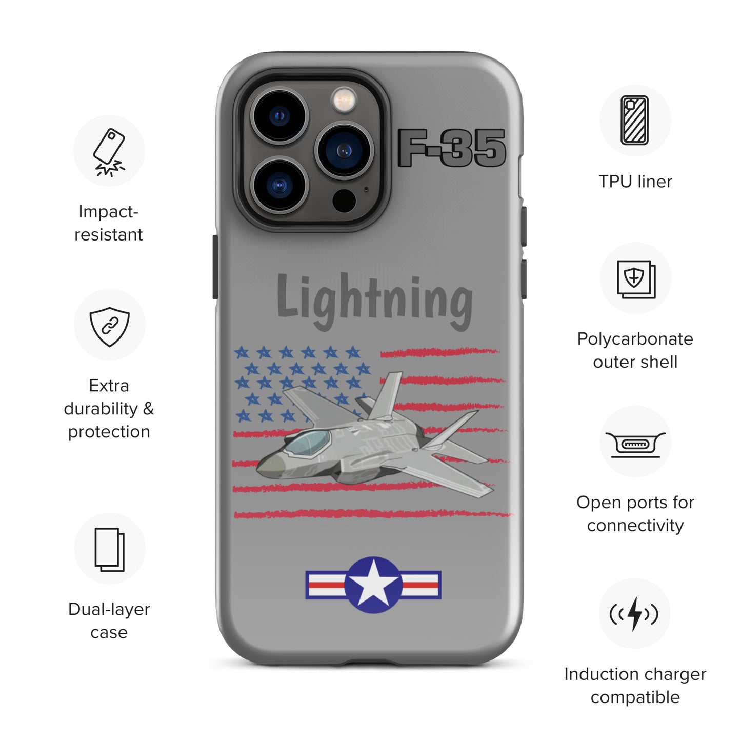 LightningStrike iPhone Case (Without Quotes)
