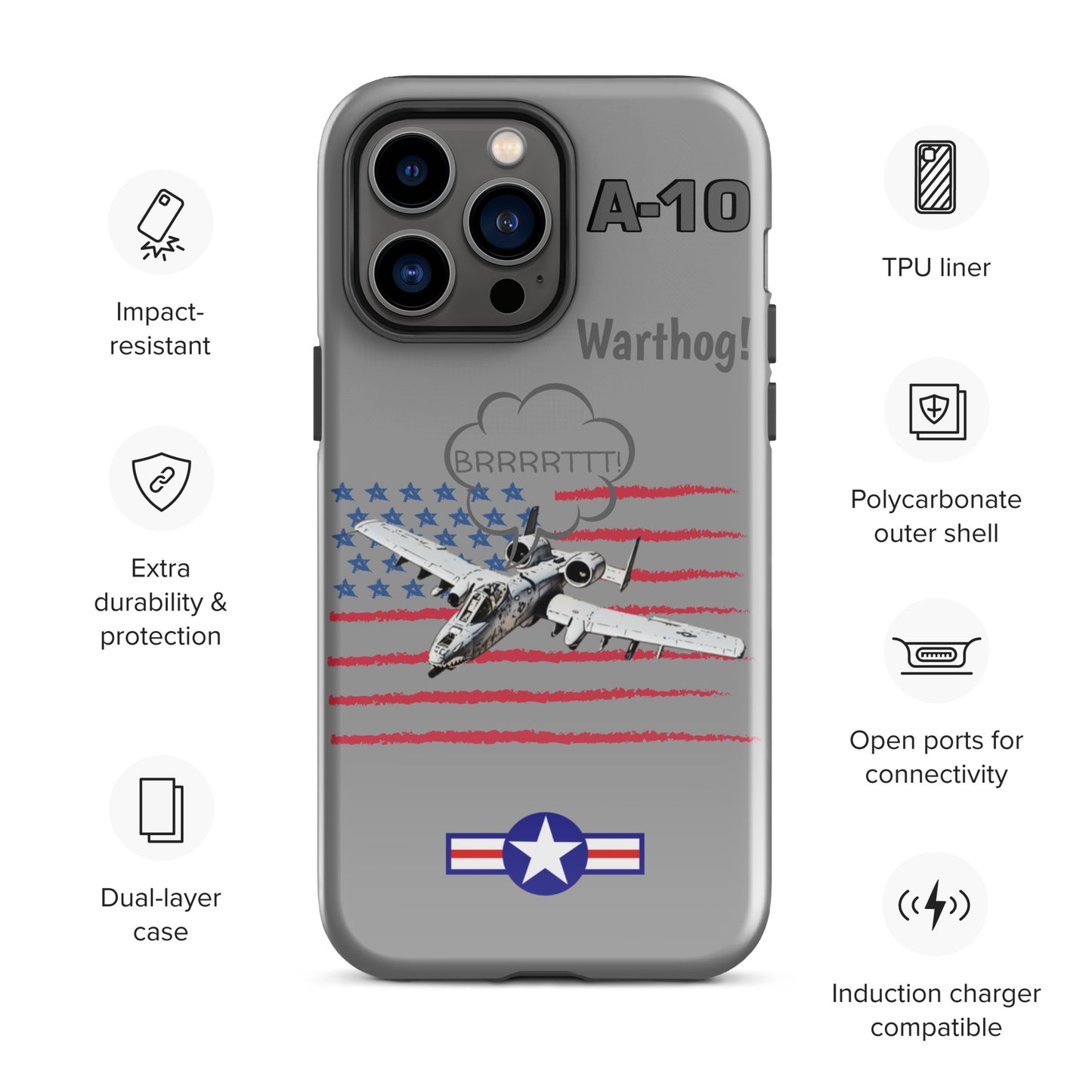 PatriotWarthog iPhone Case (Without Quotes)