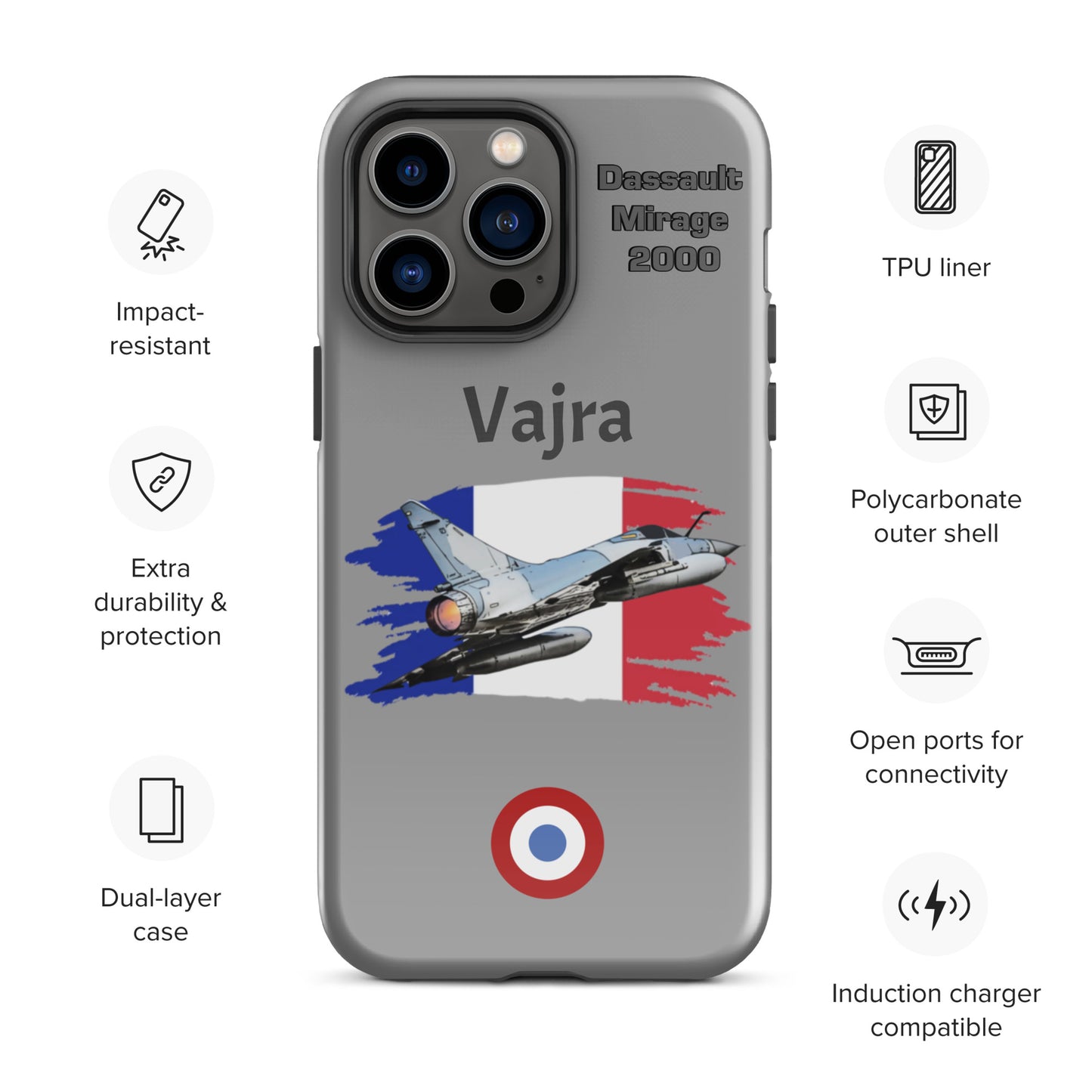 Mirage Patriot iPhone Case (Without Quotes)