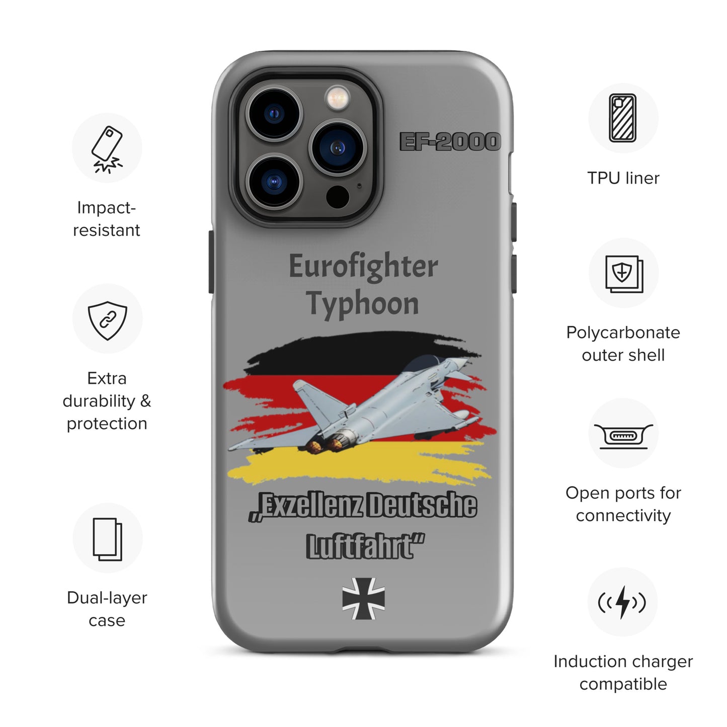 German Typhoon Patriot iPhone Case