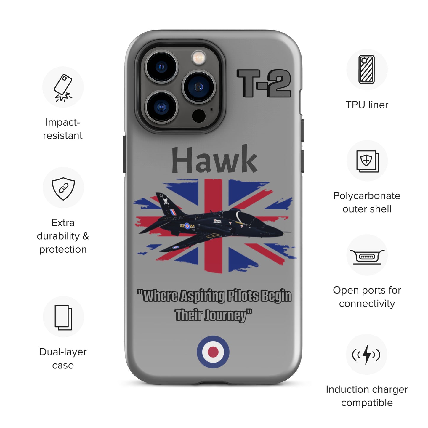 Hawk Patriot iPhone Case