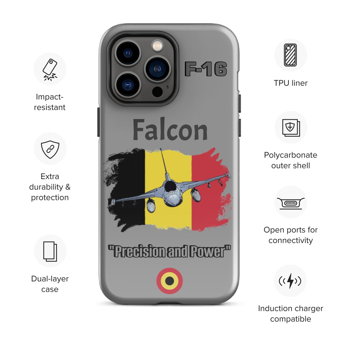 Belgium Falcon Patriot iPhone Case