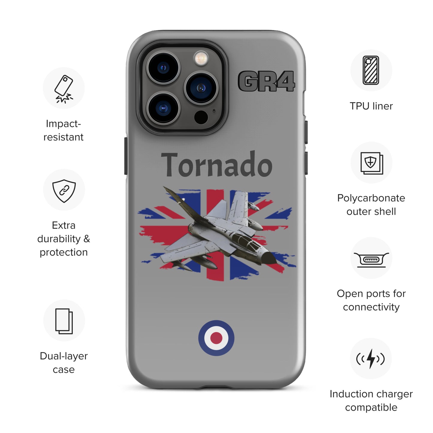 British Tornado Patriot iPhone Case (Without Quotes)