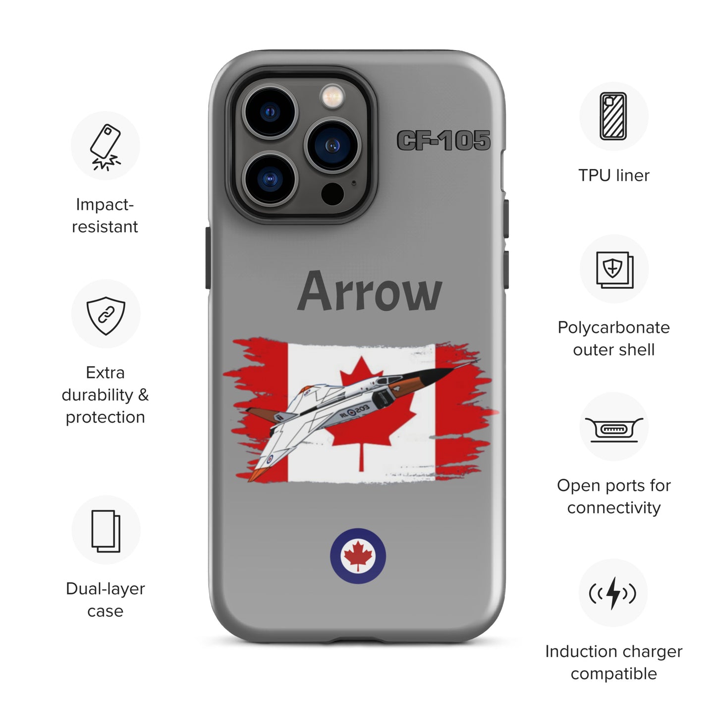 Arrow Patriot iPhone Case (Without Quotes)