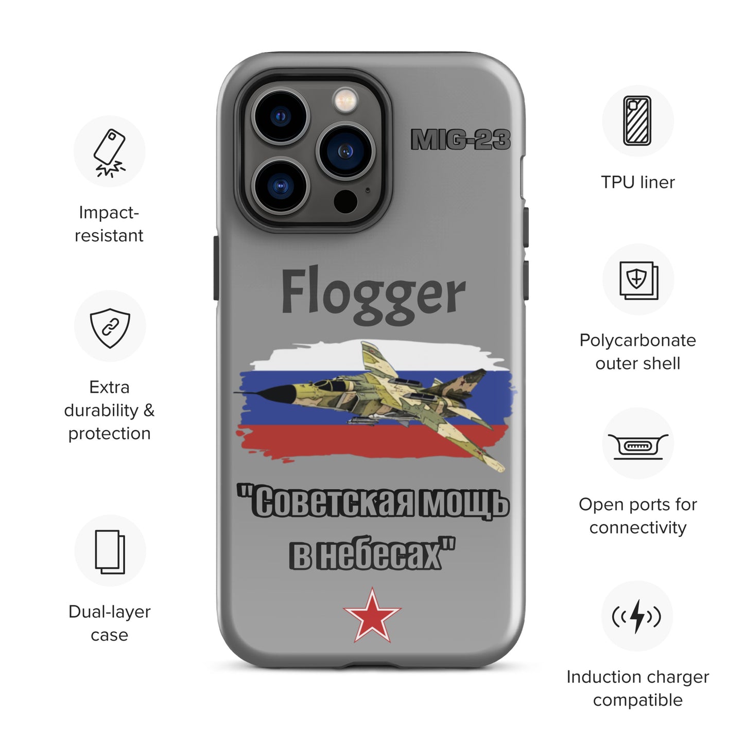 Flogger Patriot iPhone Case