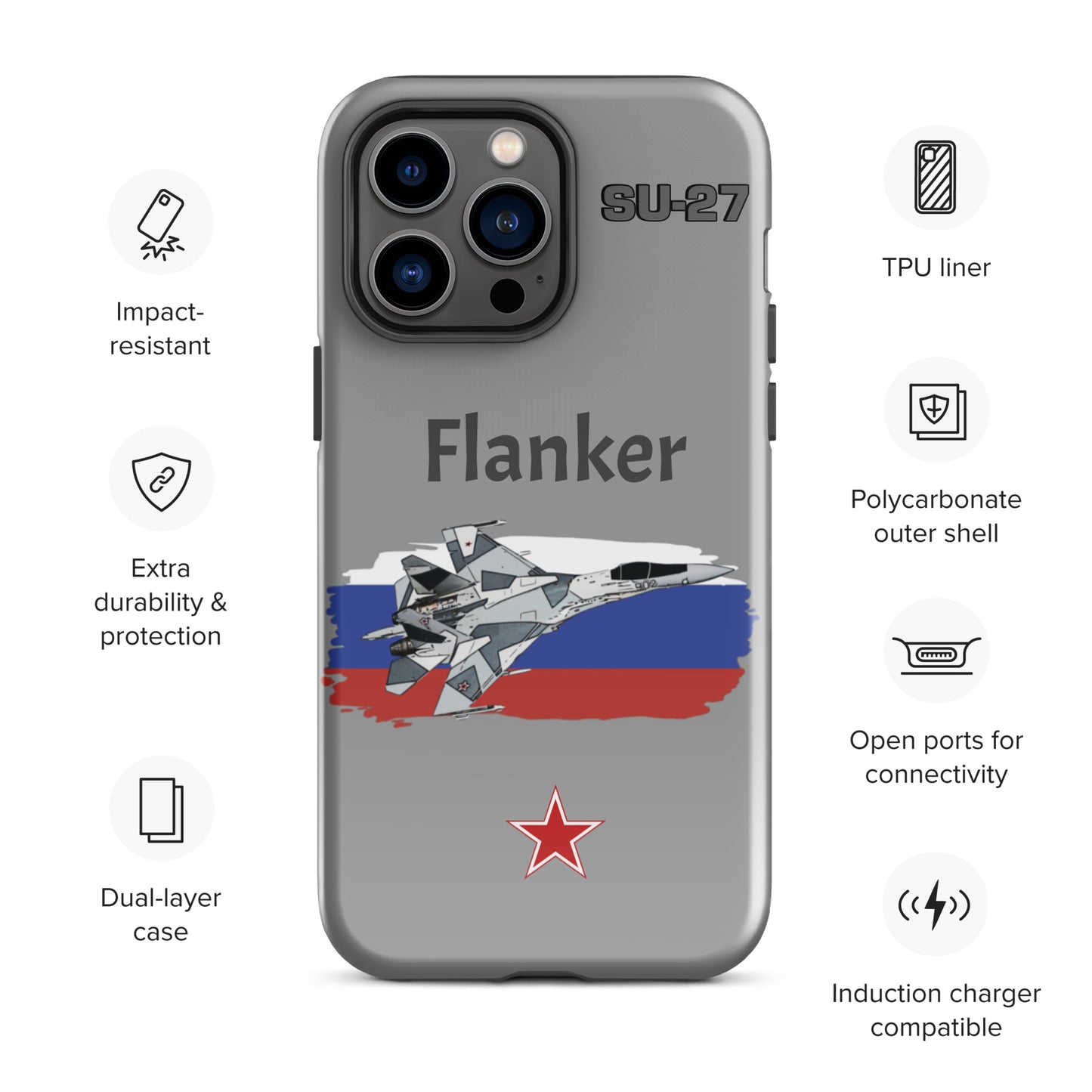 Flanker Patriot iPhone Case (Without Quotes)