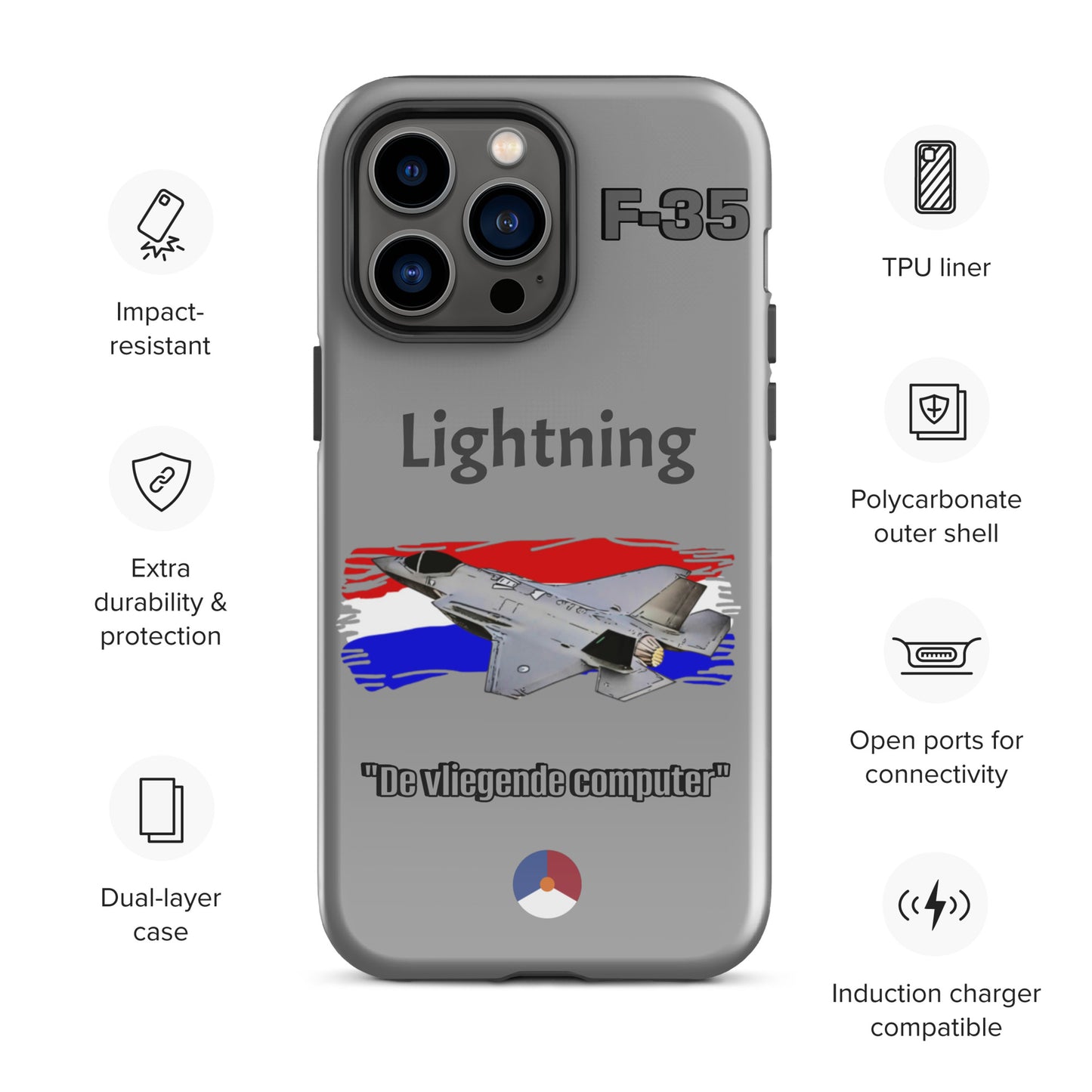 Dutch Lightning Patriot iPhone Case