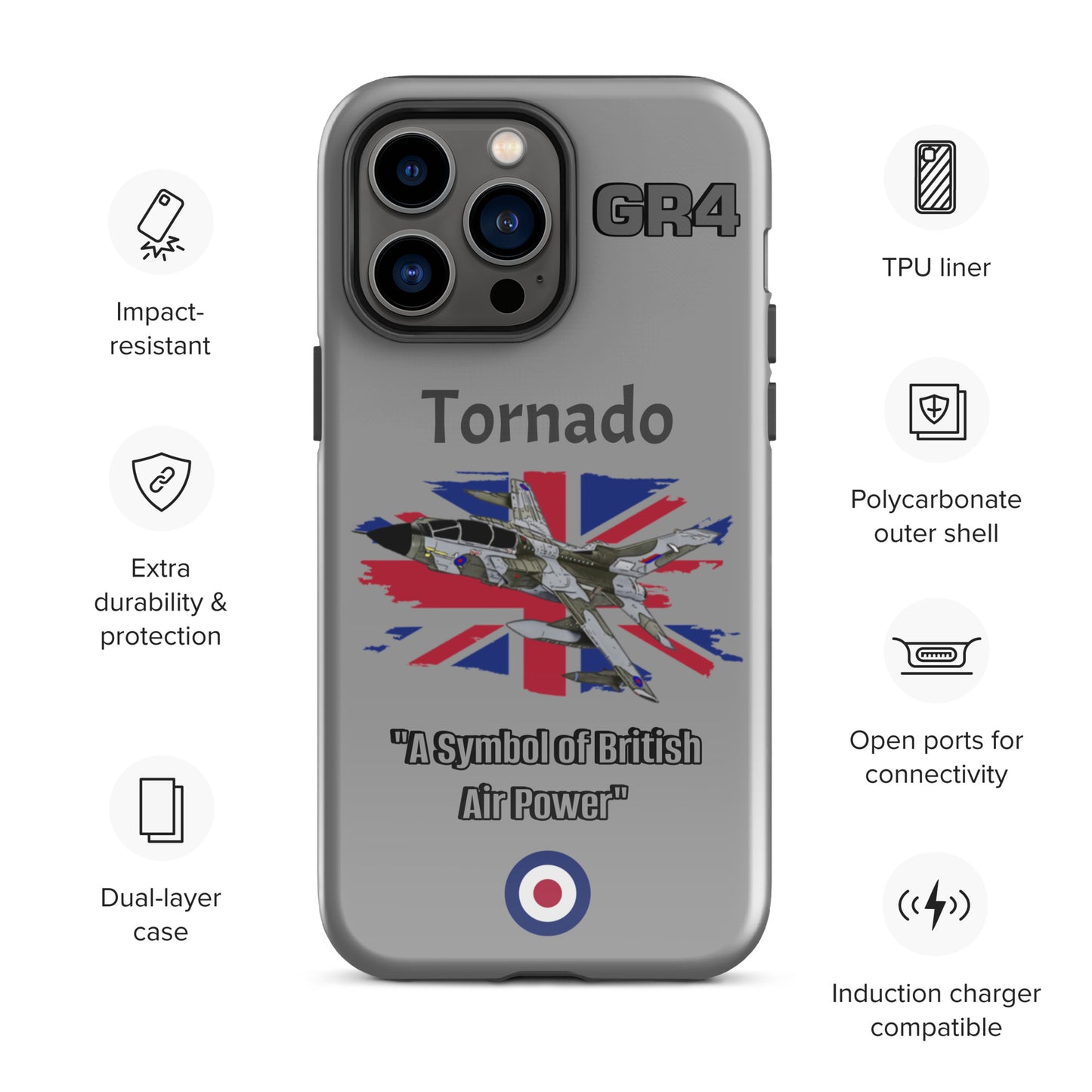 British Camo Tornado Patriot iPhone Case