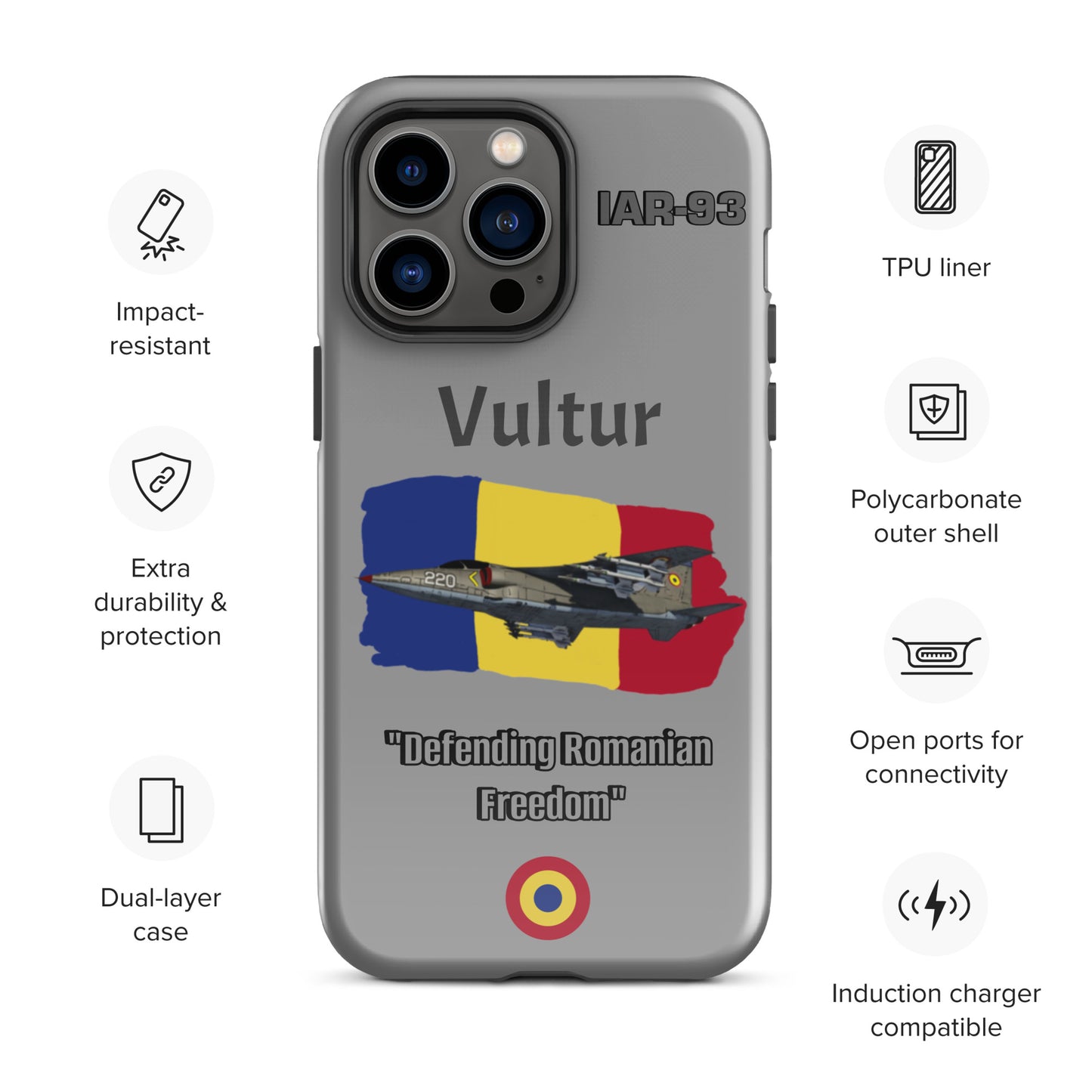 Vultur Patriot iPhone Case