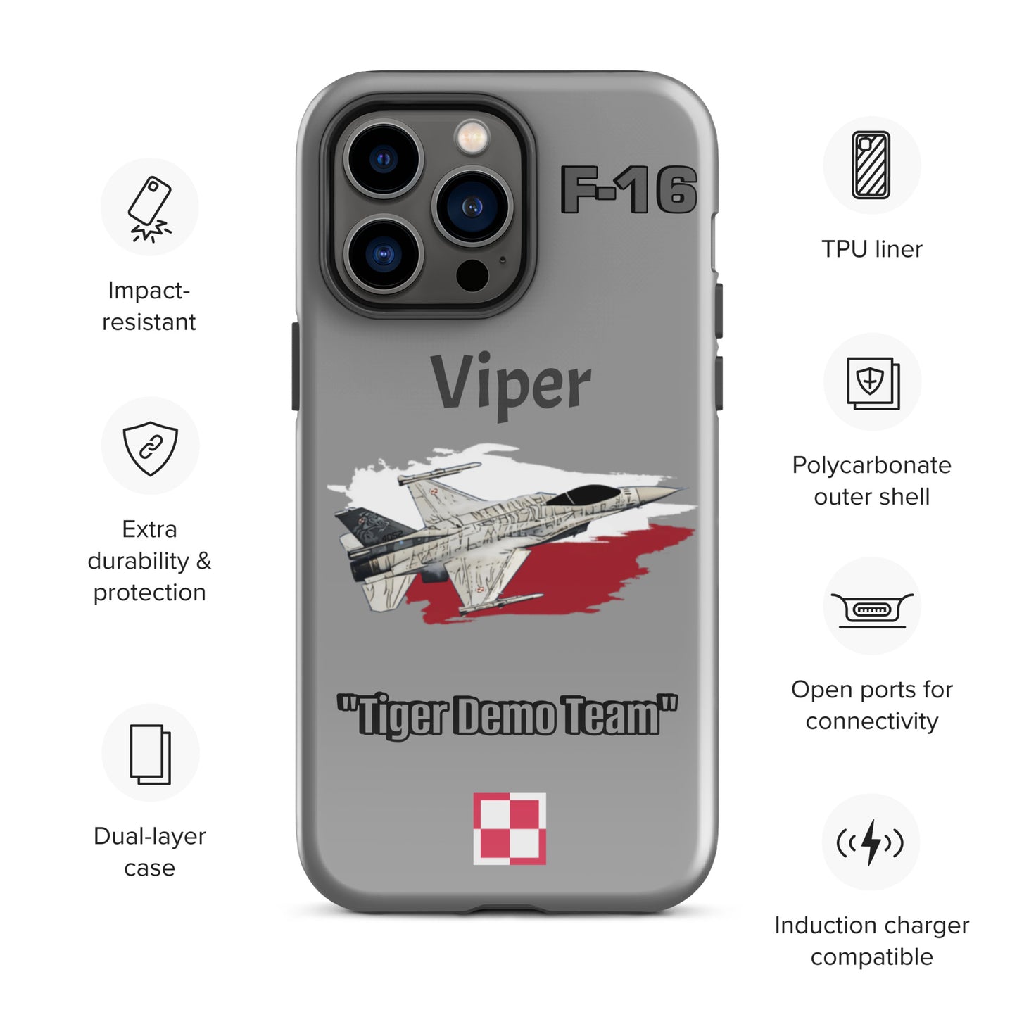 Poland Tiger Demo Team iPhone Case