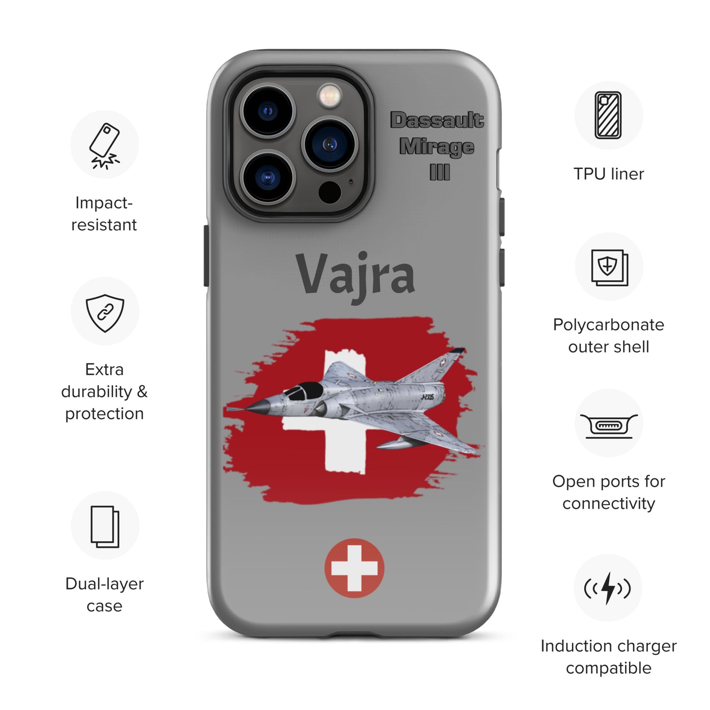 Swiss Mirage Patriot iPhone Case