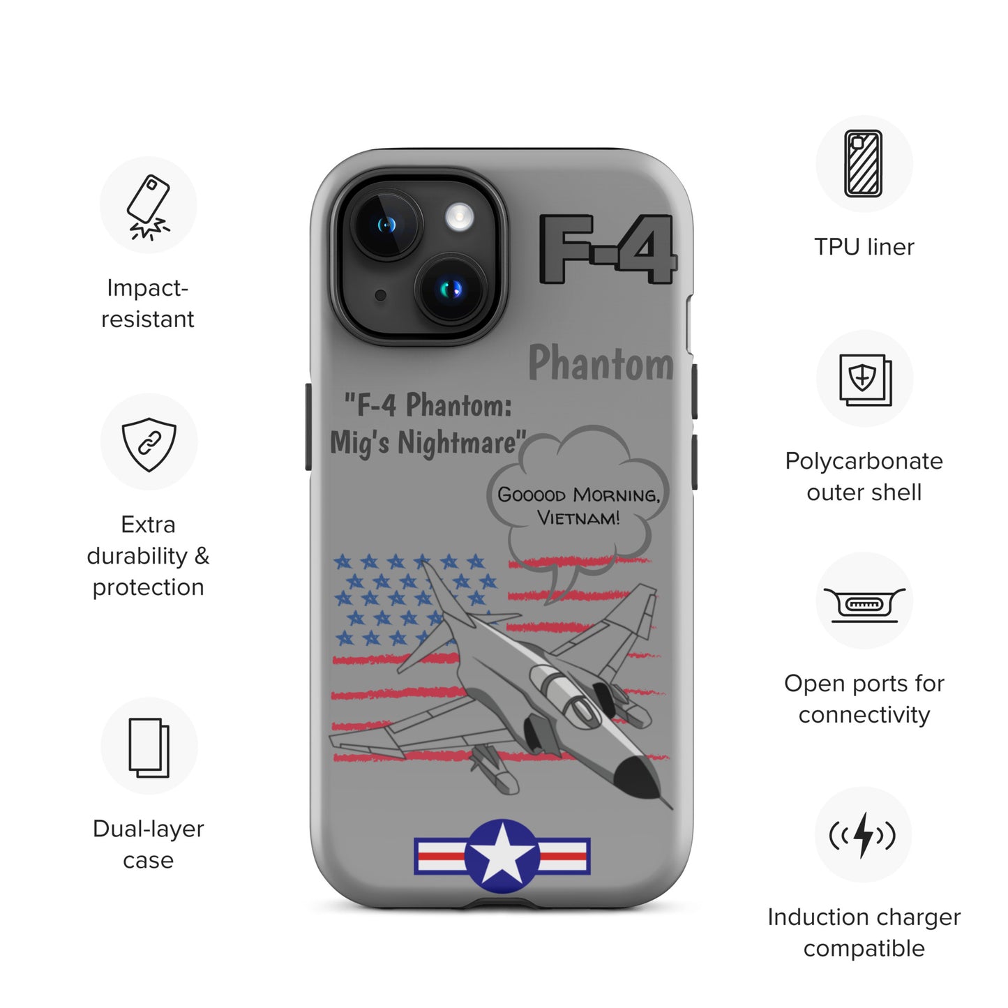 Patriot Phantom iPhone Case