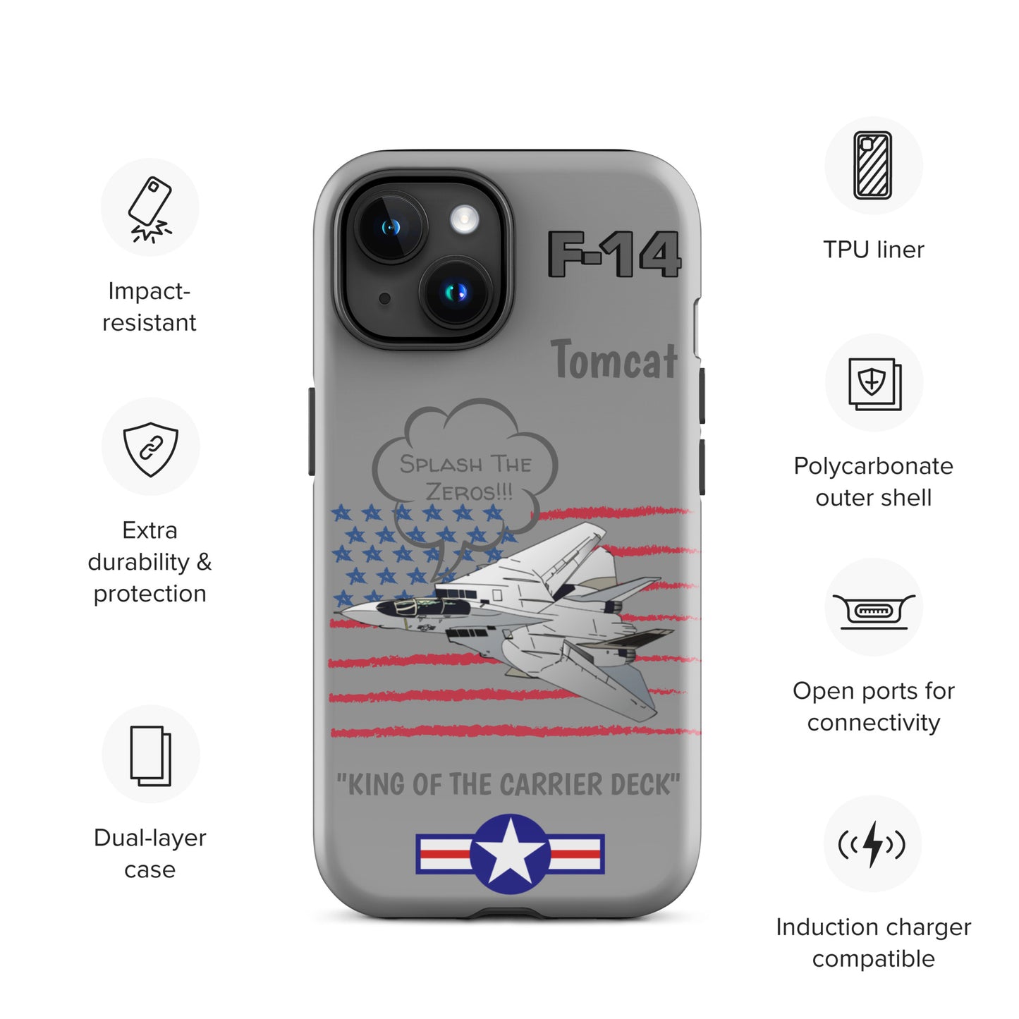 Patriot Tomcat iPhone Case