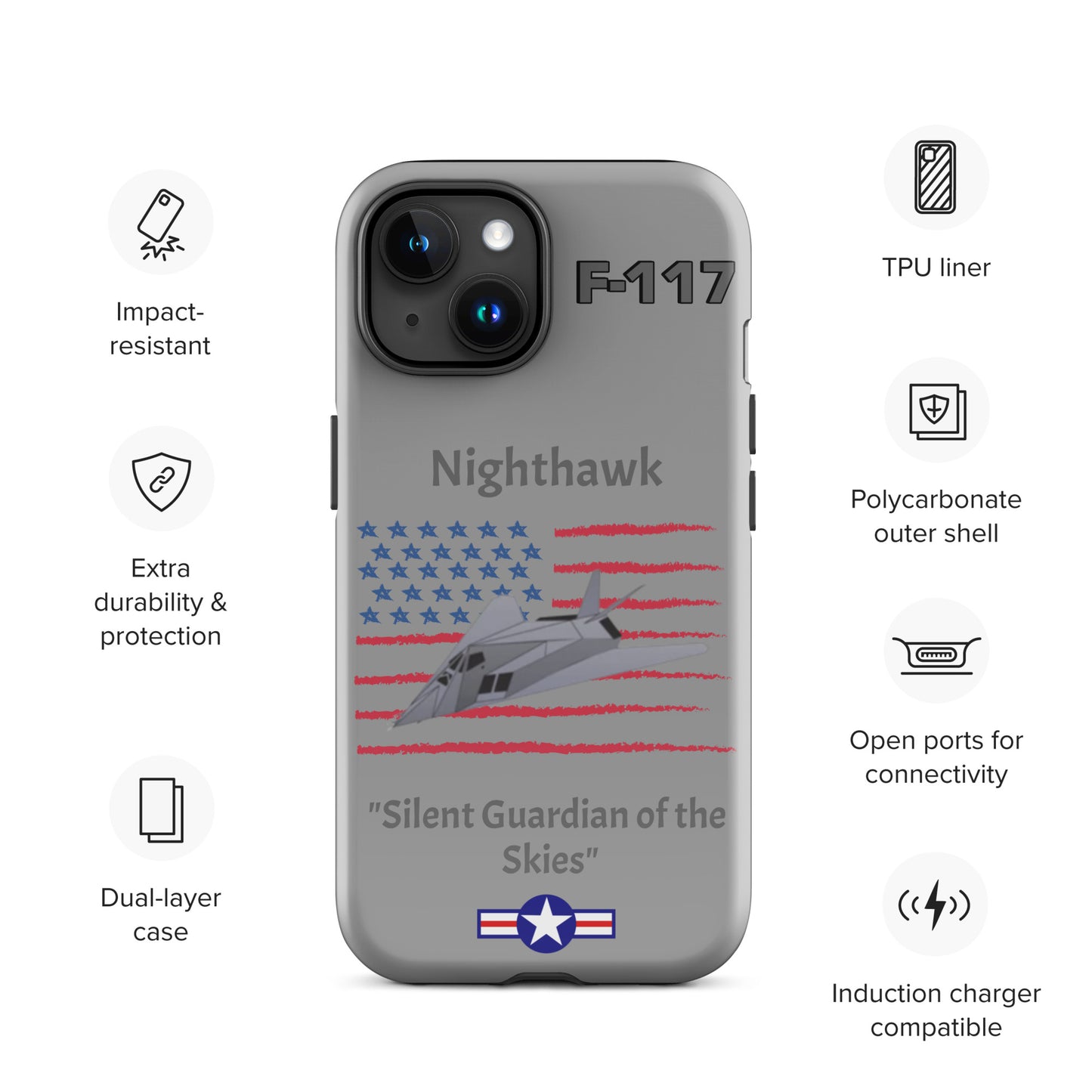 Nighthawk Patriot iPhone Case